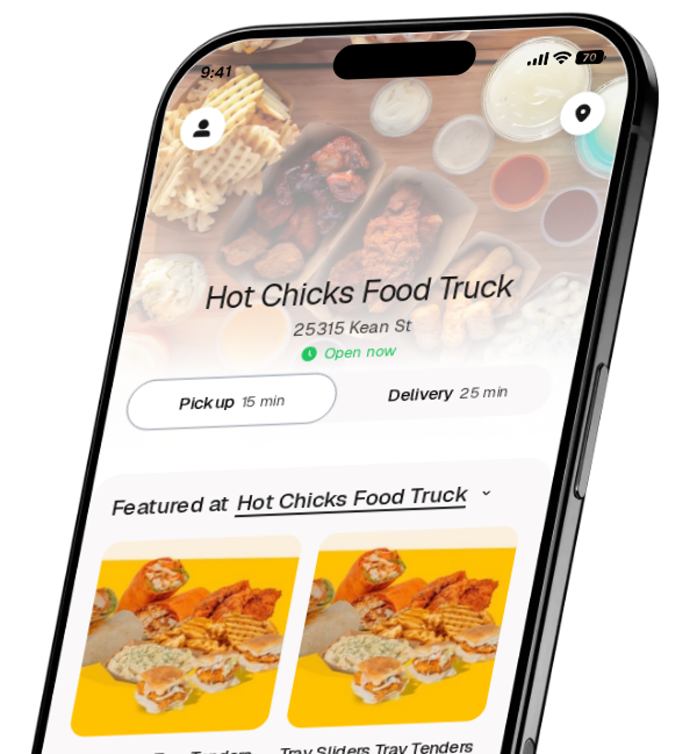 Hot Chicks Food Truck app preview