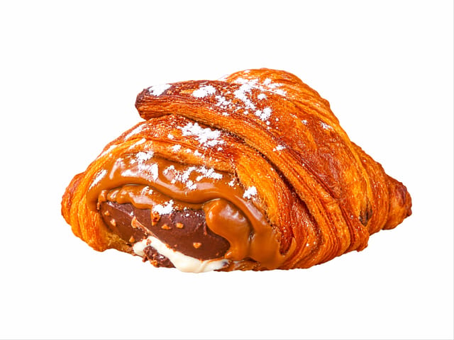 Ice Cream Stuffed Croissant.